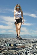 collage mega blonde destruction wonderslug walking sunglasses mountains sneakers sky las_vegas ellie_goulding