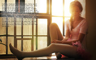 collage feet stockings story shrunken_men sitting shrunken_man thighs sunlight looking_at_tiny