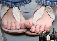 giantess collage feet city toes jeans sandals shrunken_city
