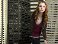 giantess collage city buildings red_hair skyscraper casual karen_gillan bigfriendlygiantess