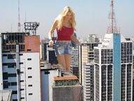 giantess collage city blonde buildings wonderslug hand looking_down sky manicure jordan_carver between_buildings são_paulo