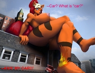 drawing collage nude color large_breasts vehicles tattoo looking_at_viewer carcrushlover simonaquarius