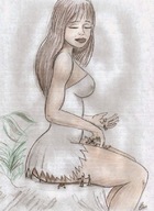 drawing giantess handheld butt_crush sitting nikko crowds no_background