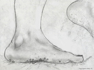 drawing giantess crush monochrome barefoot cruel nikko no_background