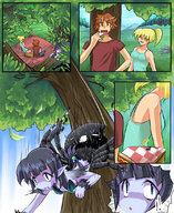 drawing gentle color couple tree picnic commission panels timing2 spider_girl autumnology dridler
