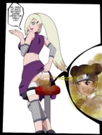 drawing panties blonde ino ponytail tenten fart shrunken_woman lifting_skirt hair_buns