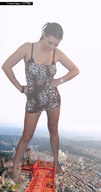 giantess crush mega destruction barefoot kristina