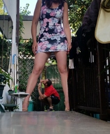 giantess collage small_man size_difference high_heels scared dress legs underneath giulio_10