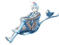 drawing sitting spoon cherry whipped_cream no_background hetalia
