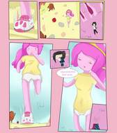 drawing comic color sweat in_shoe story shrunken_men foot_crush running shrunken_man inside_view under_foot bane jogging dialogue adventure_time princess_bubblegum wildboy19
