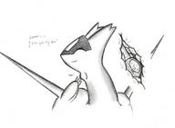 drawing pokemon vore macro monochrome smiling sketch closed_eyes dialogue throat_bulge no_background latias latios
