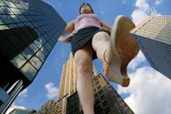 collage skirt buildings low_angle legs clouds sky point_of_view raised_foot giulio_10