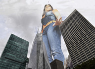 collage city clothed helicopter brunette low_angle hand skyscraper sky point_of_view giulio_10