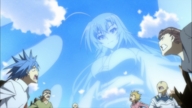 drawing giantess color anime smiling clouds sky crowds looking_at_tiny cosmic_giantess