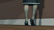 crush micro skirt stockings shrunken_men unaware shrunken_man under_foot elizabeth bioshock_infinite digital_render booker_dewitt