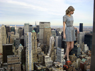collage city mega blonde dress legs walking skyscraper docop taylor_swift