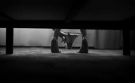 collage monochrome toes barefoot high_heels soles shrunken_men shrunken_man between_feet ankles panty_entrapment