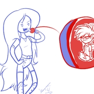 drawing color lollipop shrunken_person adventure_time marceline twisted_persona