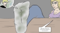 giantess blonde sweat shrunken english dirty_socks sweaty_feet xhollowwithinx incest