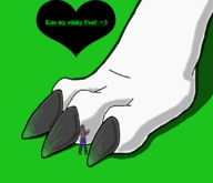 drawing furry color digimon story paws shrunken_men worship shrunken_man smelly renamon
