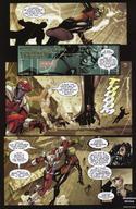 drawing giantess mega blonde comic color giant ponytail boots foot_crush bus fighting mask costume ant-man dialogue body_suit cassie_lang comic_books stature yellowjacket marvel_comics