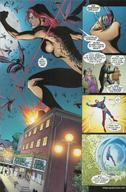 breasts drawing giantess nude city mega color long_hair robot giganta red_hair atom dialogue dc_comics comic_books ryan_choi