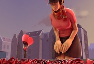 giantess buildings team_fortress_2 scout femscout digital_render source_film_maker