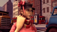 buildings team_fortress_2 shrunken_man scout femscout digital_render source_film_maker