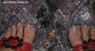giantess collage giga city toes multiple_sizes giantesses looking_up pedicure toe_ring downward_angle joselitooo23