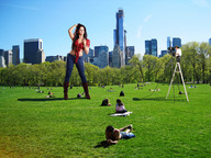 giantess collage city brunette park wonderslug boots model skyscraper grass parul_yadav