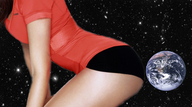 giantess collage earth space butt planet cosmic_giantess