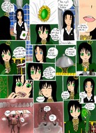 drawing vore comic black_hair color long_hair handheld green_eyes brunette digestion story shrunken_people inside_mouth swallowed inside_view inside_stomach dialogue silentwarrior3800