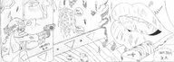 drawing giantess monochrome tongue mouth gun saliva story licking_lips unosdays