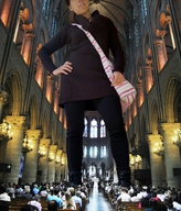 giantess collage boots people standing wife indoors church cathedral giulio_10