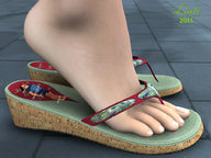 feet in_shoe shrunken_men sandals shrunken_man underneath imminent_crush digital_render heal_crush