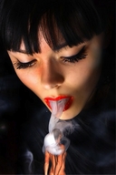 shrunken_men shrunken_man smoke blowing looking_at_tiny digital_render smoke_slave