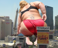 collage panties city blonde long_hair barefoot bra sitting bbw outdoors mismatched_underwear