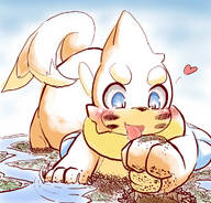 drawing pokemon furry city mega destruction lying_down buizel outdoors