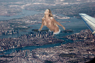 breasts nipples collage mega blonde unknown_artist navel belly aerial_view source_needed
