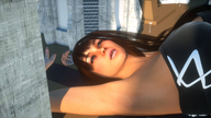 giantess city long_hair brunette lying_down digital_render fater