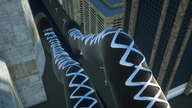 giantess city long_hair brunette lying_down digital_render fater