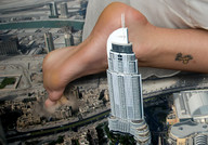 giantess collage city mega destruction toes barefoot soles foot_crush mick_78 tattoo ankle