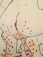 drawing crush nude giant penis blood violence xolittleonexo