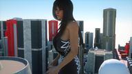 giantess city long_hair brunette digital_render fater
