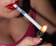 collage smoking shrunken_woman long_nails