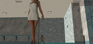 nude feet barefoot shower asian shrunken_man digital_render midyin