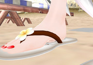 under_foot flip_flops nail_polish digital_render