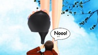 giantess high_heels brunette short_hair impending_doom digital_render