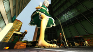 giantess white_hair city destruction barefoot gmod short_hair looking_down outdoors digital_render