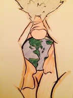giantess insertion nude pussy earth space color planet pencil_drawing cosmic_giantess xolittleonexo
